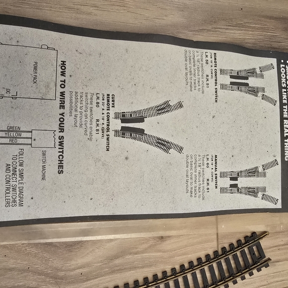 Vintage Train Tracks. Model Power & Tyco - Picture 4 of 9